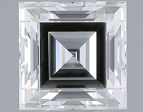 0.51 carat D-VVS2 Natūralus Square Radiant Deimantas (1)