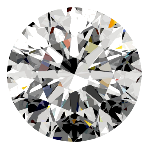 0.32 carat G-SI1 Excellent cut Natūralus Round Deimantas (1)