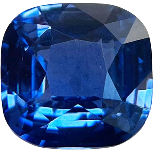 5.03 carat BLUE Cushion Safyras (1)