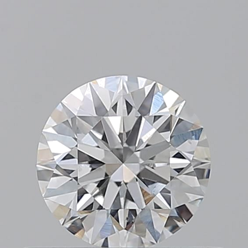 0.51 carat F-SI1 Excellent cut Natūralus Round Deimantas (1)