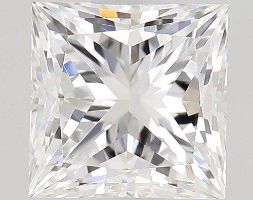 0.6 carat G-VVS2 Natūralus Princess Deimantas (1)