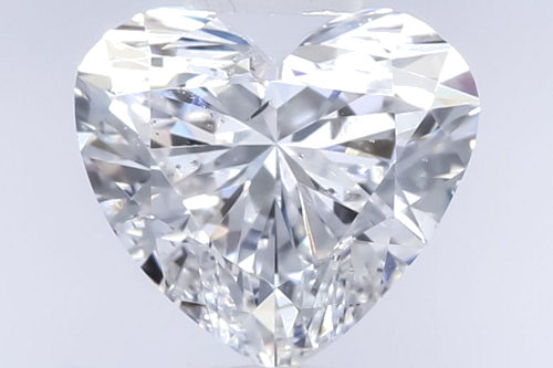0.96 carat D-SI2 Natūralus Heart Deimantas (1)