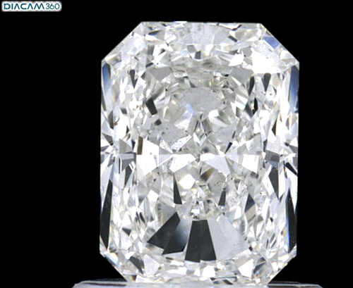 1.02 carat I-SI1 Natūralus Radiant Deimantas (1)
