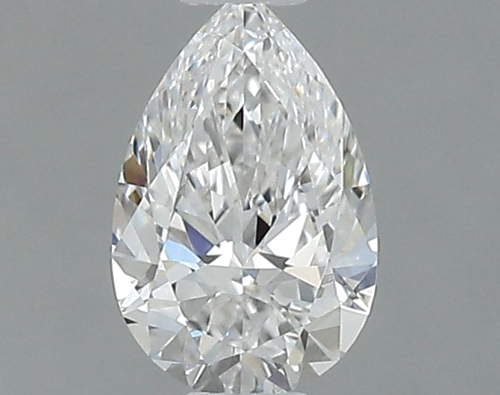0.3 carat E-VVS2 Natūralus Pear Deimantas (1)