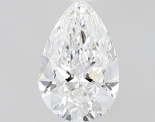0.6 carat F-VVS1 Natūralus Pear Deimantas (1)