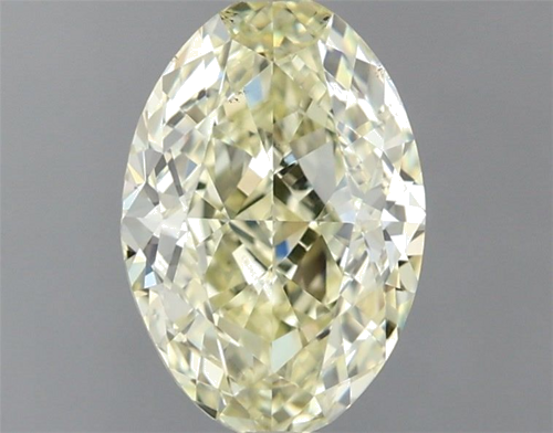 1.23 carat Fancy Light Yellow-VS2 Natūralus Oval Deimantas (1)