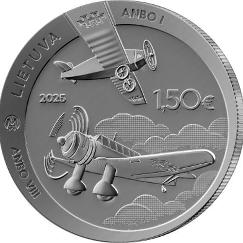 2025 Lithuania – 1.50 Euro Commemorative Coin ANBO Aircraft – 100 Years (2)