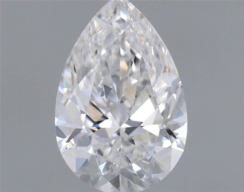 0.5 carat D-VS2 Natūralus Pear Deimantas (1)
