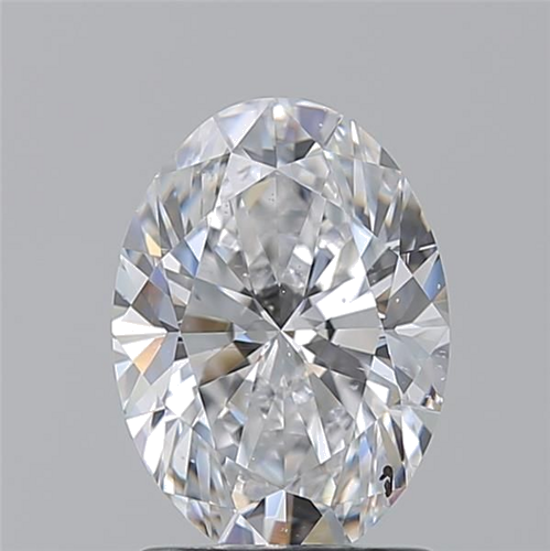 1.7 carat D-SI2 Natūralus Oval Deimantas (1)