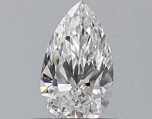 0.37 carat D-VS1 Natūralus Pear Deimantas (1)