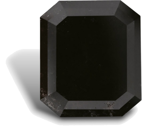3.53 carat Fancy Black-VVS2 Natūralus Emerald Deimantas (1)