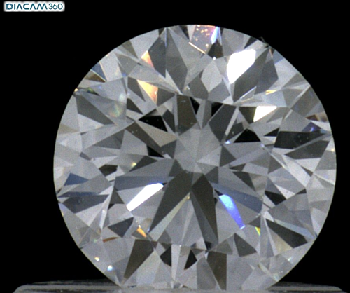 0.51 carat D-VVS2 Excellent cut Natūralus Round Deimantas (1)