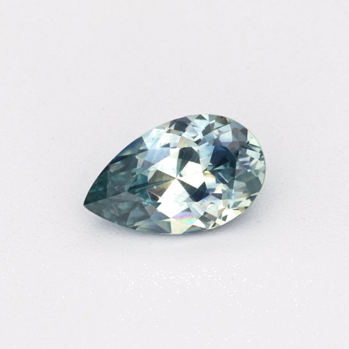 0.46 carat GREEN Pear Safyras (1)