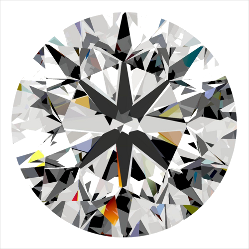 0.3 carat F-SI2 Very Good cut Natūralus Round Deimantas (1)