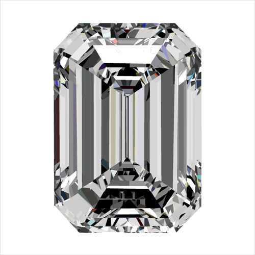 0.32 carat F-VS2 Natūralus Emerald Deimantas (1)