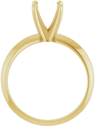 Sužadėtuvių Žiedas „Light Solitaire“ 585 Geltonojo Aukso Round 7.3mm x 7.7mm (2)