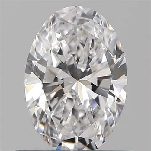 0.53 carat D-VVS2 Natūralus Oval Deimantas (1)