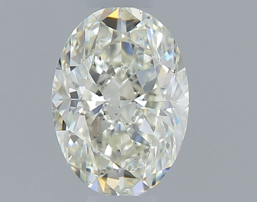 0.5 carat K-SI1 Natūralus Oval Deimantas (1)