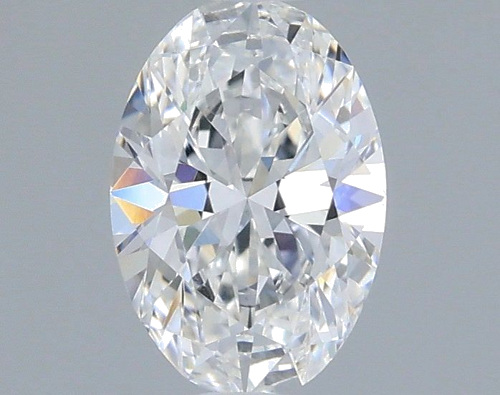 0.52 carat F-VVS2 Natūralus Oval Deimantas (1)