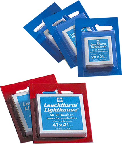 Black pockets for one post stamp protection 50 pieces (3)