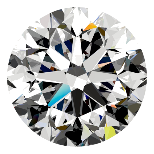 0.3 carat F-SI1 Very Good cut Natūralus Round Deimantas (1)