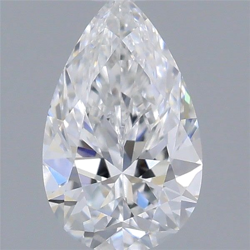 0.32 carat E-VVS1 Natūralus Pear Deimantas (1)