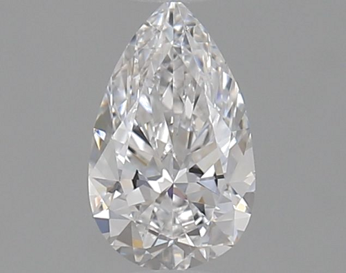 0.41 carat D-VVS2 Natūralus Pear Deimantas (1)