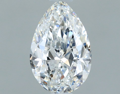 0.7 carat E-VS2 Natūralus Pear Deimantas (1)