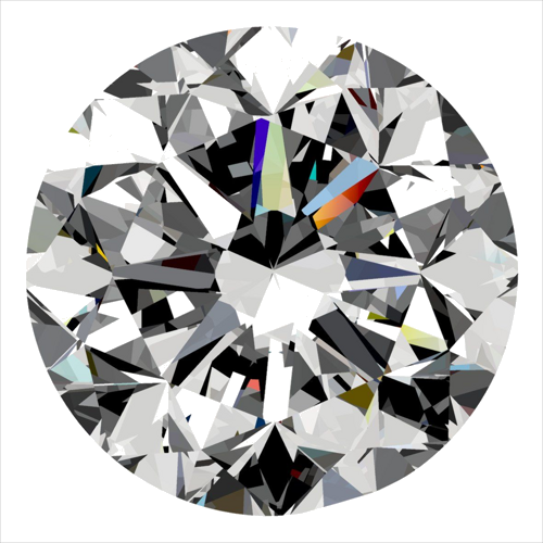 0.3 carat E-VS2 GD cut Natūralus Round Deimantas (1)