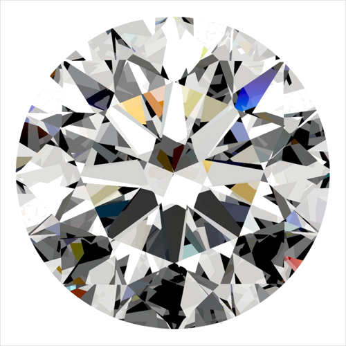 0.35 carat E-SI1 Excellent cut Natūralus Round Deimantas (1)