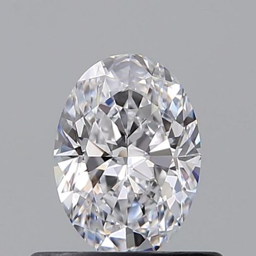 0.5 carat D-VVS2 Natūralus Oval Deimantas (1)