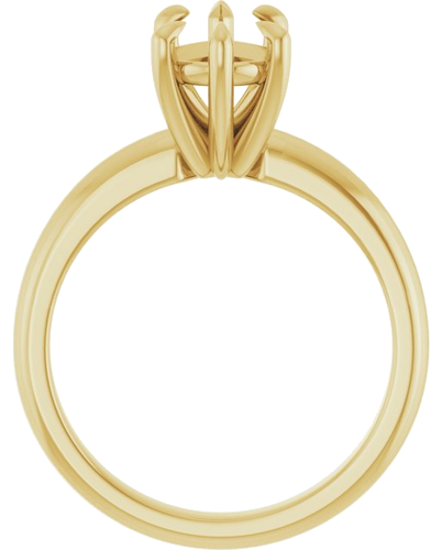 Sužadėtuvių Žiedas „Claw-Prong Solitaire“ 14k yellow gold Pear 10mm x 7mm (2)