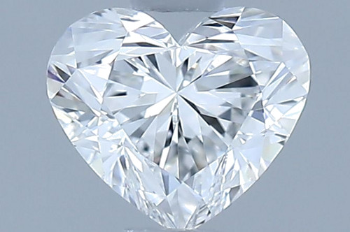 0.5 carat F-IF Natūralus Heart Deimantas (1)