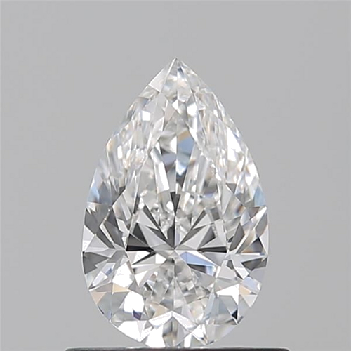 0.71 carat F-VVS2 Natūralus Pear Deimantas (1)