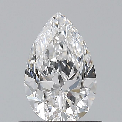 0.7 carat D-VVS1 Natūralus Pear Deimantas (1)