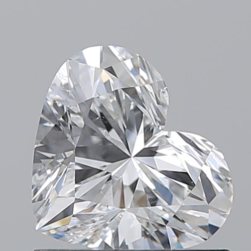 0.93 carat E-SI1 Natūralus Heart Deimantas (1)