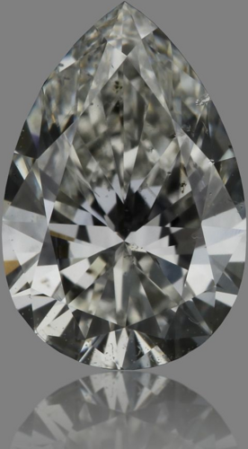 0.5 carat G-SI1 Natūralus Pear Deimantas (1)