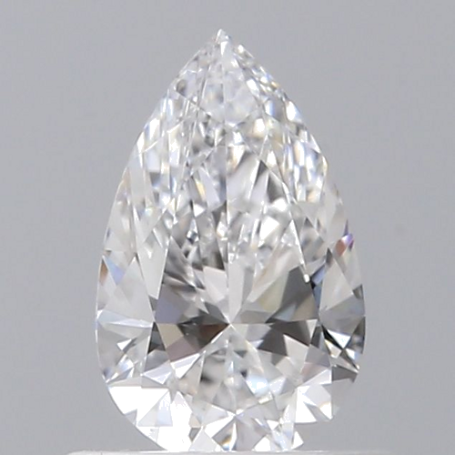 0.5 carat D-VS2 Natūralus Pear Deimantas (1)