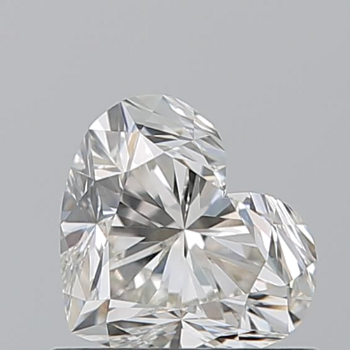 0.7 carat J-VVS2 Natūralus Heart Deimantas (1)
