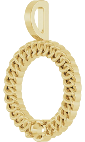 Pakabukas „Family Circle“ 14k yellow gold Round 2.5mm (2)