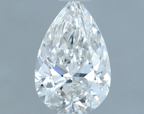 0.5 carat H-IF Natūralus Pear Deimantas (1)