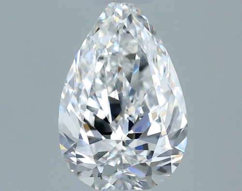 0.3 carat E-VS1 Natūralus Pear Deimantas (1)