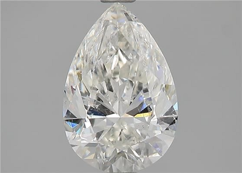 1.5 carat H-SI2 Natūralus Pear Deimantas (1)