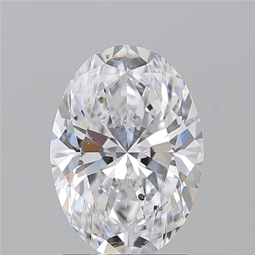 2.01 carat D-SI2 Natūralus Oval Deimantas (1)