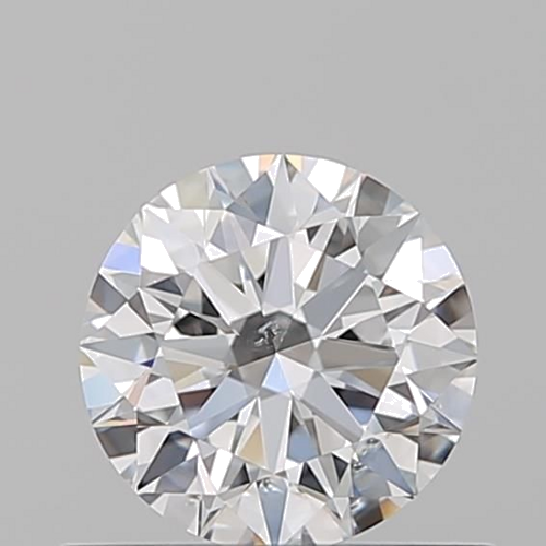 0.57 carat D-SI2 Excellent cut Natūralus Round Deimantas (1)