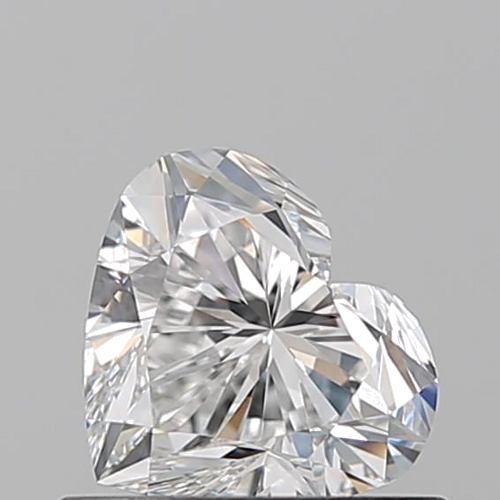 0.6 carat F-VVS2 Natūralus Heart Deimantas (1)
