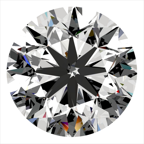 0.4 carat G-SI1 Very Good cut Natūralus Round Deimantas (1)