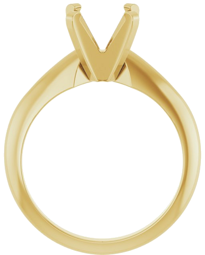 Sužadėtuvių Žiedas „Solitaire“ 14k yellow gold Round 7.6mm (2)