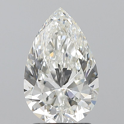 2.01 carat H-VS1 Natūralus Pear Deimantas (1)