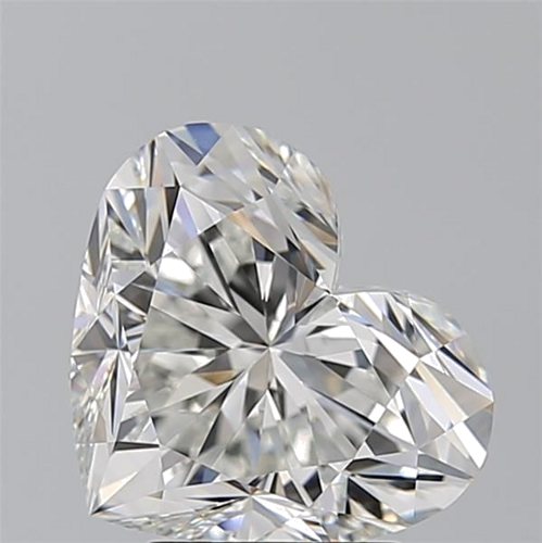 3.0 carat H-VS2 Natūralus Heart Deimantas (1)